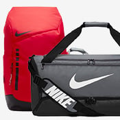 Nike duffel bag and backpack