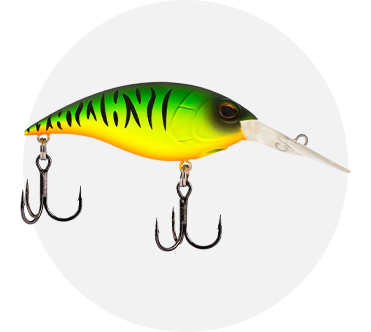 Lunkerhunt Impact Jolt | Crankbait, Deep Diving Hard Bait Fishing Lure |  Flat Sided Square Bill, Clear Water, Fresh Water Lure for Bass Fishing,  Trout