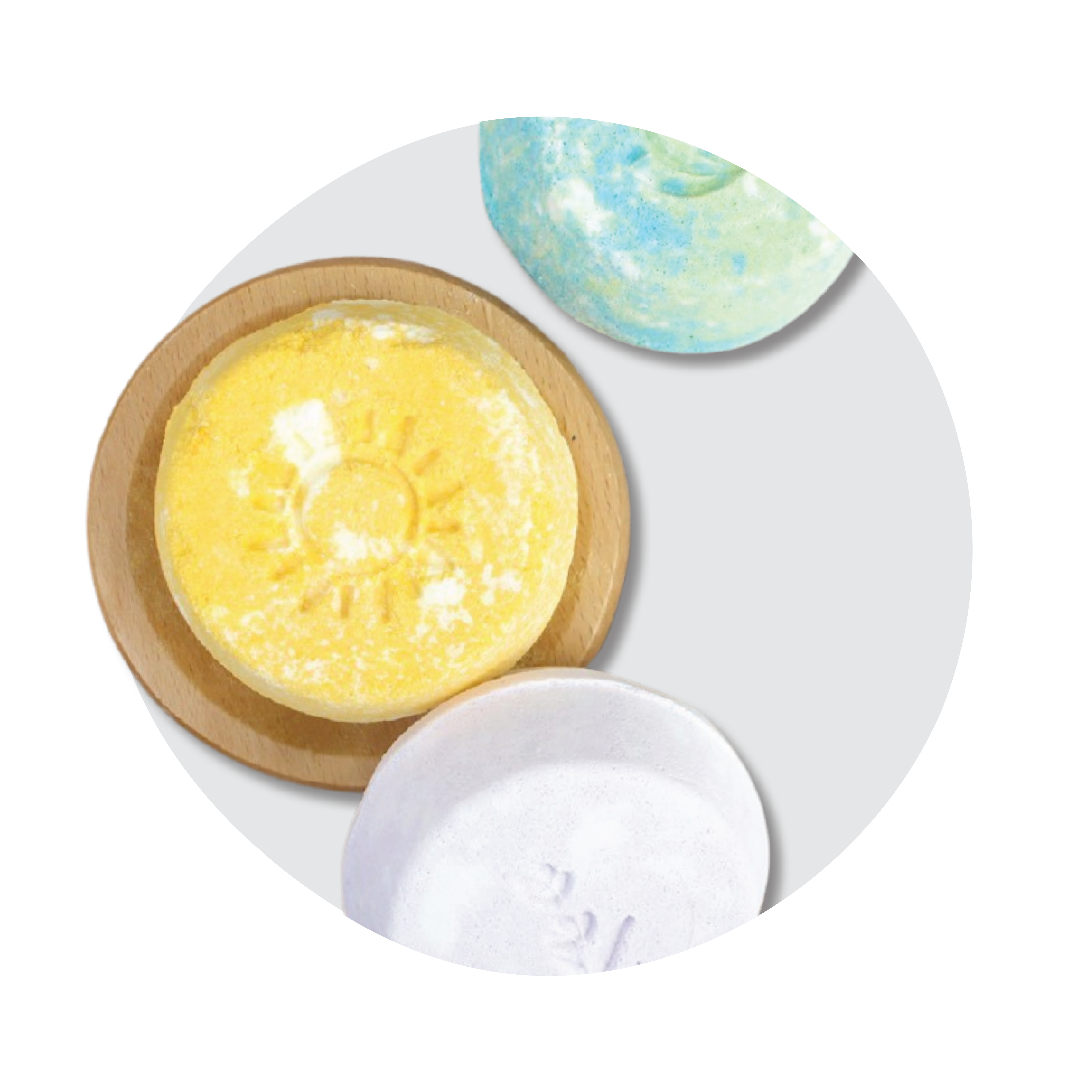 Image of variety of shower bombs