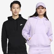 Nike silver t-shirt and hoodie