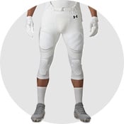 Image of man wearing football pants