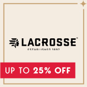 Lacrosse up to 25% off